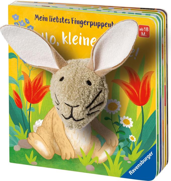 Image du produit Ravensburger Fingerpuppenbuch: Hallo, kleiner Hase! (Allemand)
