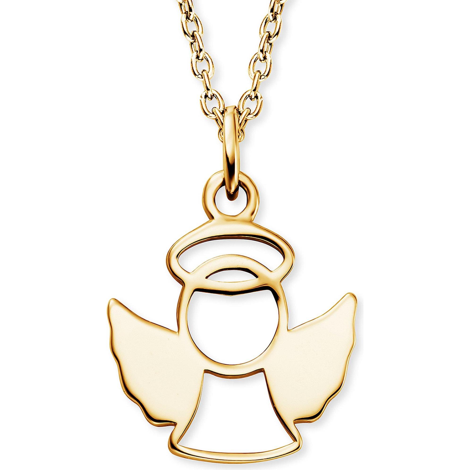 Herzengel, Halsschmuck, Halskette Halo Angel, (925er Silber, 38 cm)
