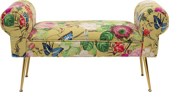 Image du produit Kare Design Bank Wing Flower Fever Gelb 100cm (100 cm)