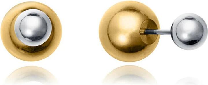 Viceroy - Bicolor steel ball earrings Air 14202E01019 (Acier)