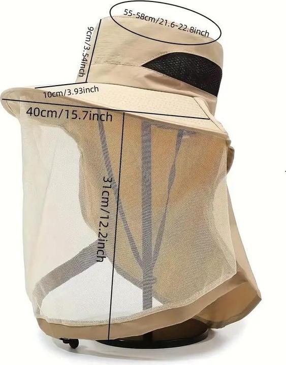 Immagine prodotto Swissdetector Cappello da sole a rete nero con tesa larga - Protezione UV traspirante
