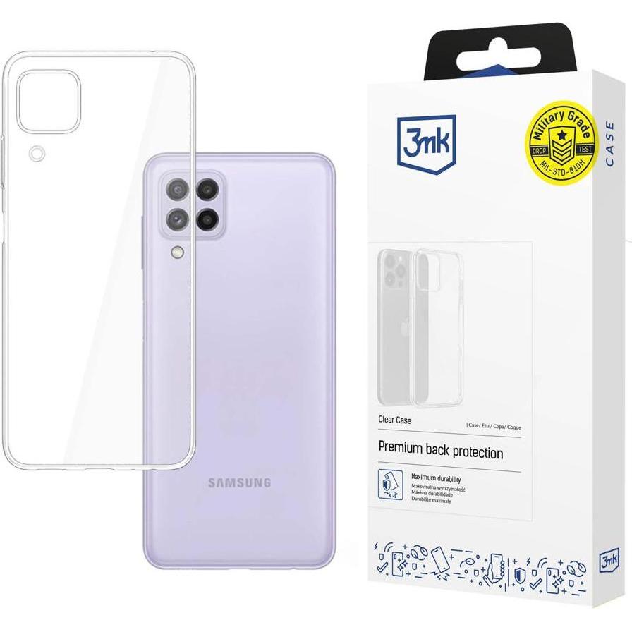 3MK Samsung Galaxy A22 4G - Custodia trasparente (Samsung Galaxy A22), Cover smartphone, Trasparente
