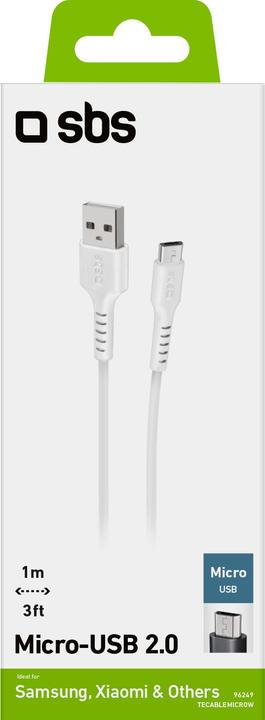 Actual product image SBS Data cable USB 2.0 - Micro USB (1 m, USB 2.0)