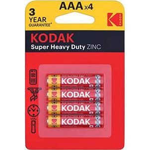 Kodak Extra Heavy-Duty Ministilo 4 (4 pz.), Batterie + pile