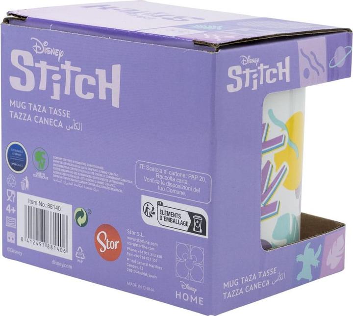 Actual product image Stor STITCH - Hawaian Flower - Mug céramique 325ml (325 ml, 1 x)
