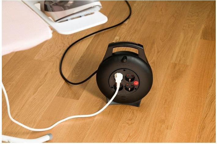 Actual product image Brennenstuhl Vario Line Kabelbox 4-fach / Mini-Kabeltrommel 10 m (10 m, 1.50 mm²)