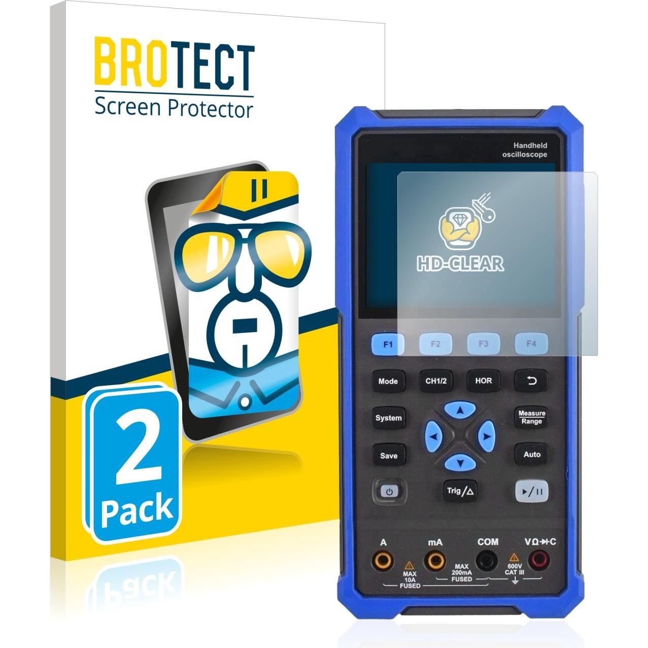 BROTECT Schutzfolie Displayschutz Klar, Smartwatch Schutzfolie, Transparent