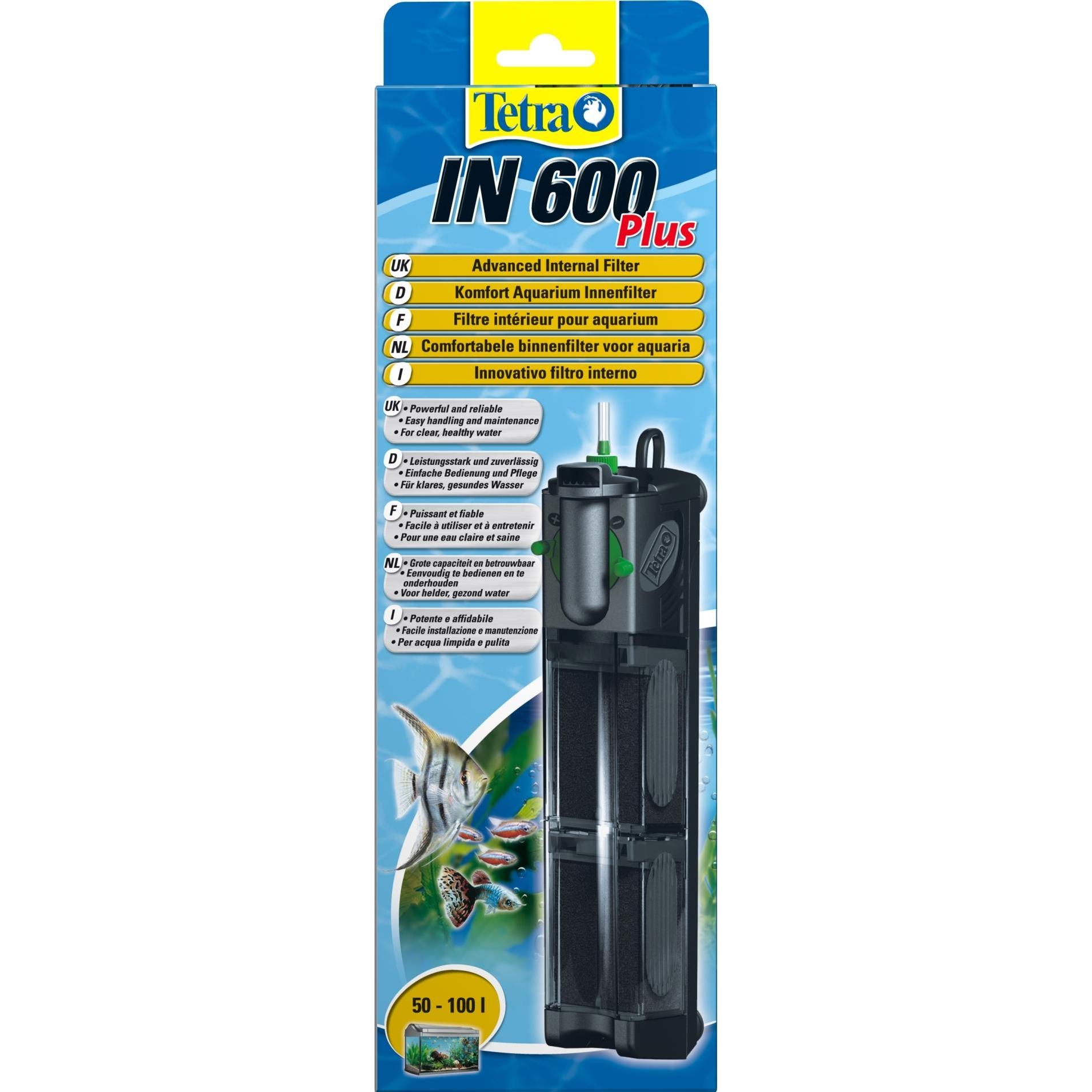 Thumbnail - Tetra Tec Innenfilter IN 600 Plus (200 l, Innenfilter, Süsswasser), Aquarium Filter