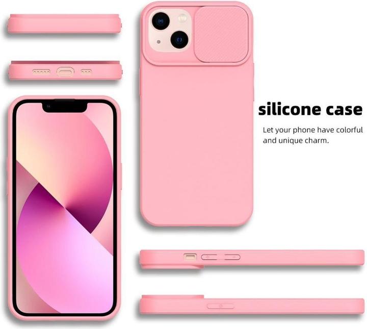 Produktbild OEM Back panel cover SLIDE case for IPHONE 15 Plus light pink (Apple iPhone 15 Plus)
