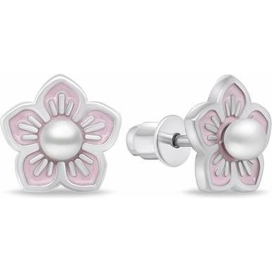 Brilio, Ohrringe, Silver - Sparkling silver stud earrings with zircons EA1050W