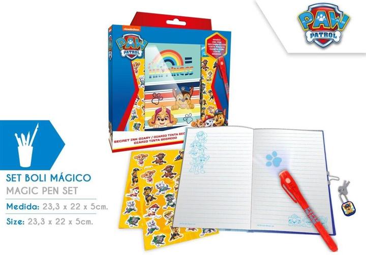 Actual product image Paw Patrol Diary set (12 x 18 cm, Lined)