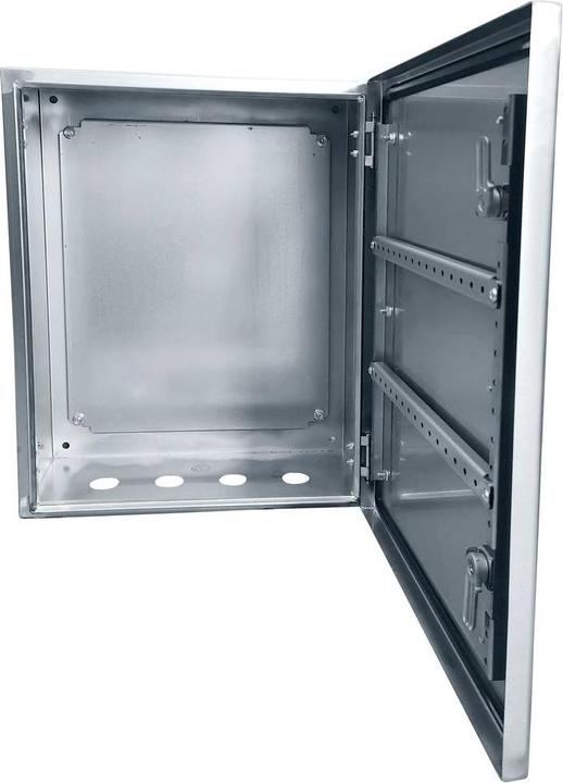 Image du produit Tru Components TC-SS504020 Schaltschrank 400 x 500 x 200 Edelstahl Lichtgrau 1 S (Boîtier)