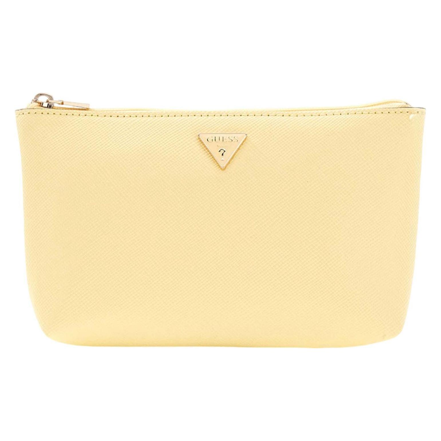 Guess, Necessaire, Serenova Wristlet Pouch, Gelb