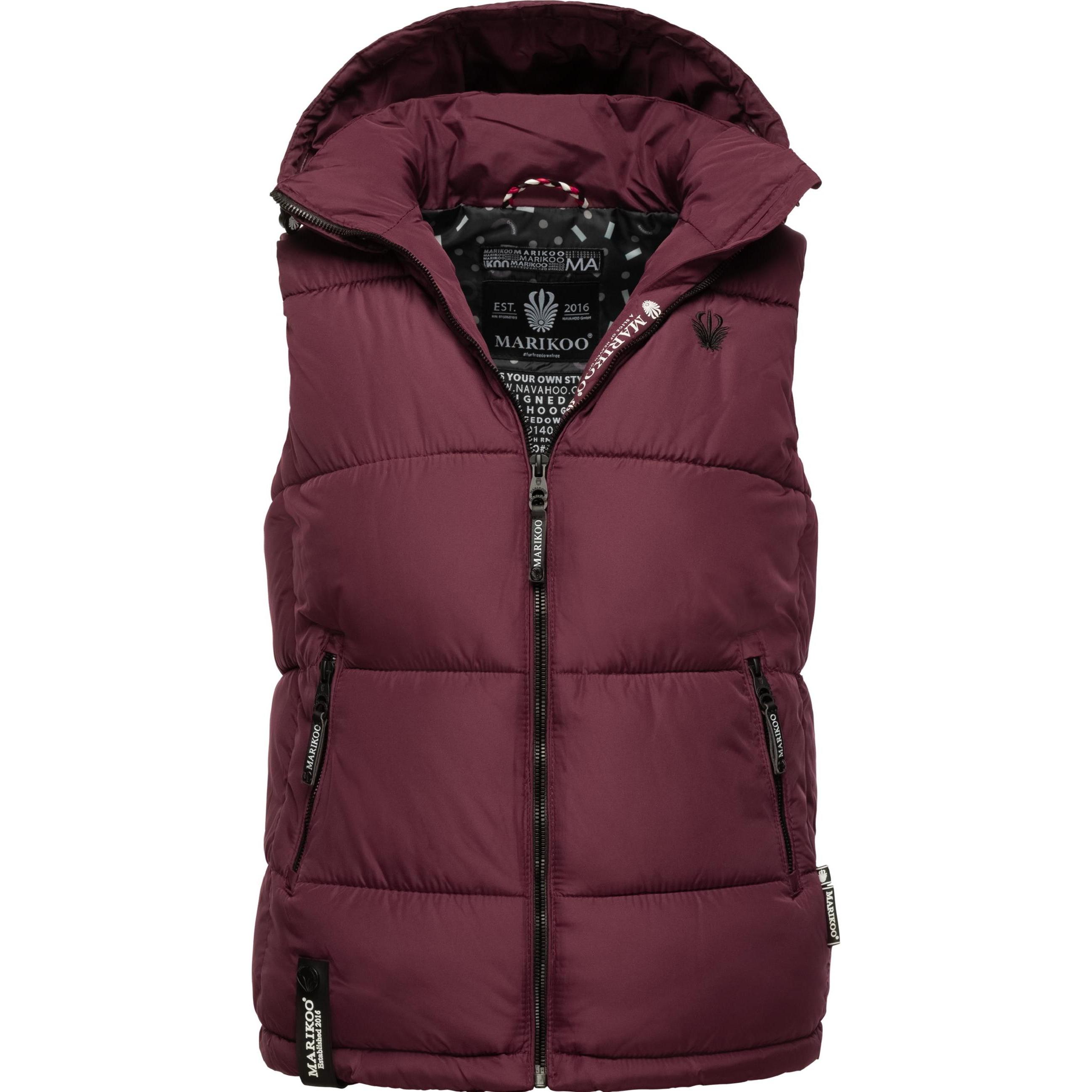 Marikoo, Damen, Weste, Eisflöckchen, Rot, (M)