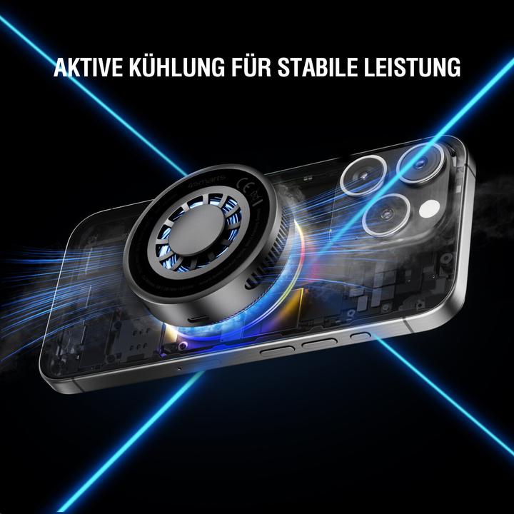 Produktbild 4smarts Qi2 25W / MagSafe Ladegerät-Set mit Kühlung RGB (25 W)