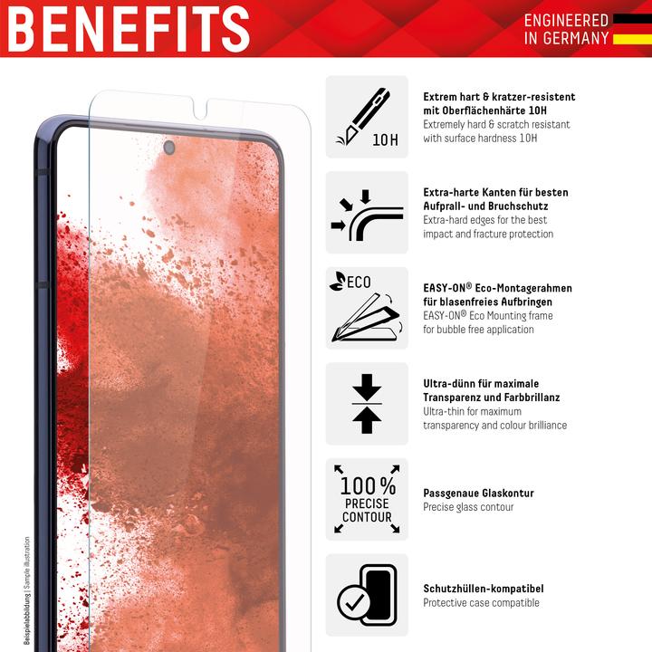 Produktbild Displex Real Glass, 2D Panzerglas (1 Stück, Samsung Galaxy A14 5G)
