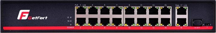 Produktbild Getfort SWITCH POE 16 x POE + 2GE UPLINK + 1 SFP (18 Ports)