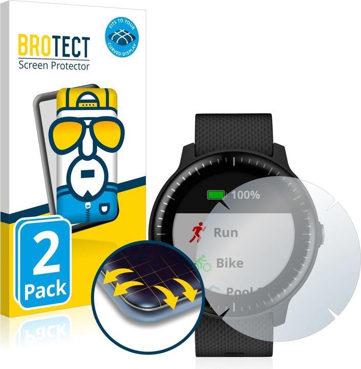 Productafbeelding BROTECT Volledig bedekkende screen protector (Vivoactive 3 Muziek)