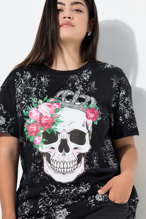 Actual product image Angel of Style T-Shirt, oversized, Totenkopf (52)