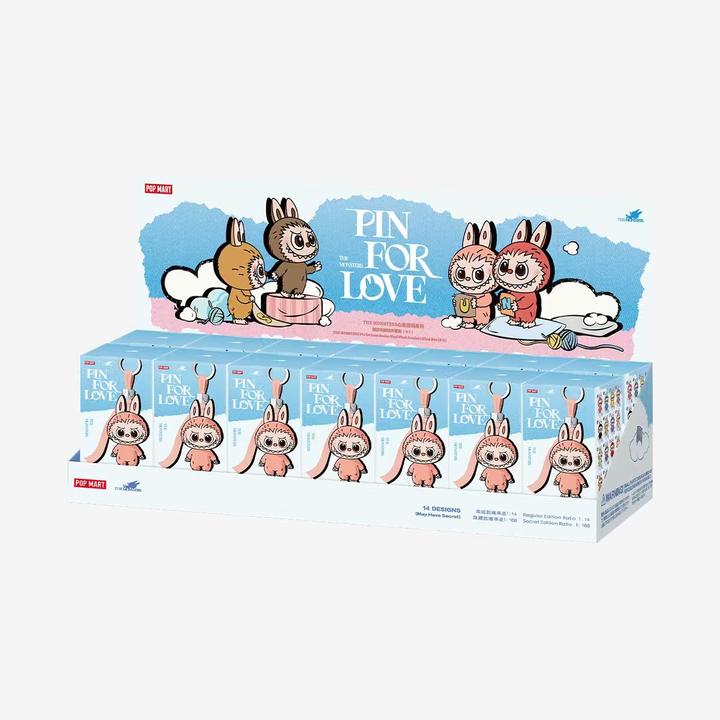 Immagine prodotto Pop Mart I Mostri Labubu Pin for Love (N-Z) Blindbox (Singolo)