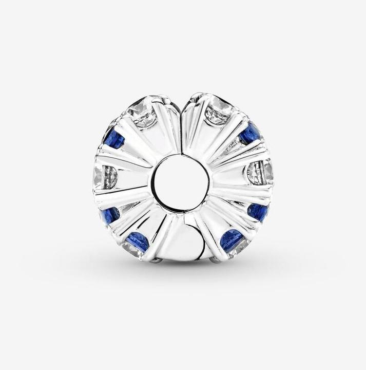 Image du produit Pandora Klares & Blaues Funkeln Clip (Argent 925)