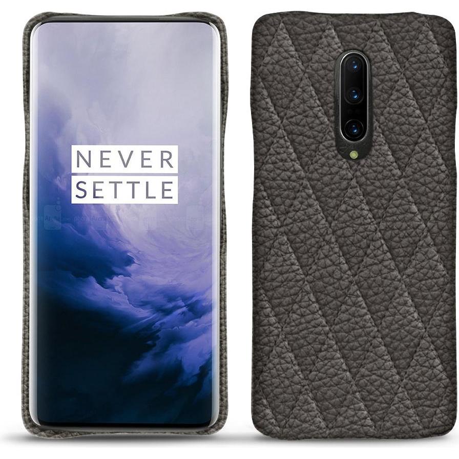 Noreve Lederschutzhülle (OnePlus 7 Pro), Smartphone Hülle, Grau