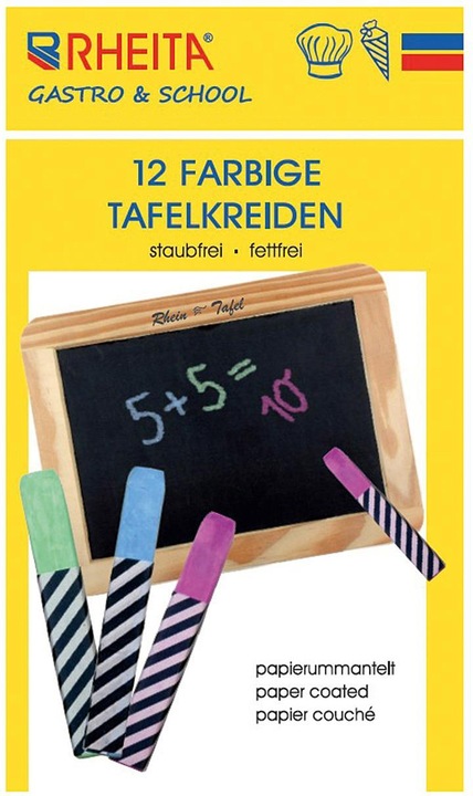Produktbild Rheita Wandtafelkreiden (Bunt, 12 x)