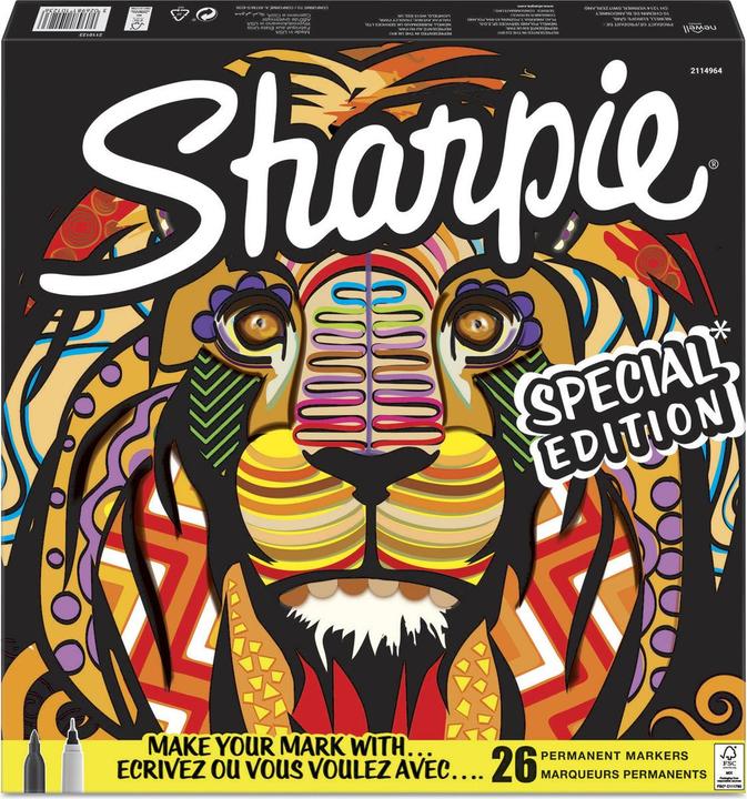 Produktbild Sharpie Permanentmarker BIG PACK Löwe 26 Stifte (26x)