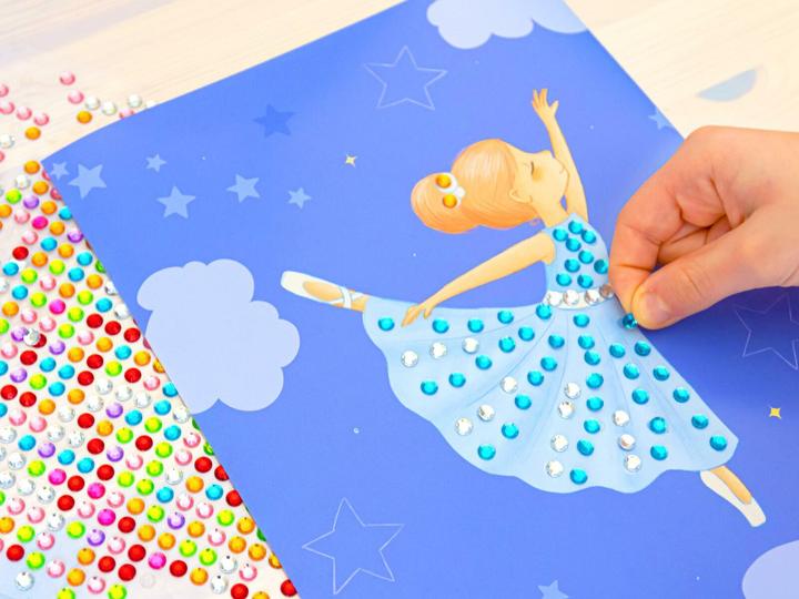 Immagine prodotto Adesivi diamantati per vestire le bambole - Balletto