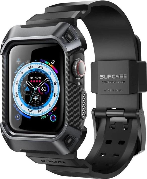 Actual product image Supcase UNICORN BEETLE PRO Apple Watch 4/5/6/7 / SE (44/45 MM) BLACK (44 mm)