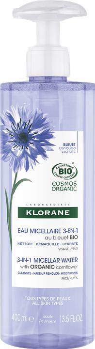 Produktbild Klorane Mizellenlotion 3-in-1 mit Bio-Kornblume (Mizellenwasser, 400 ml)