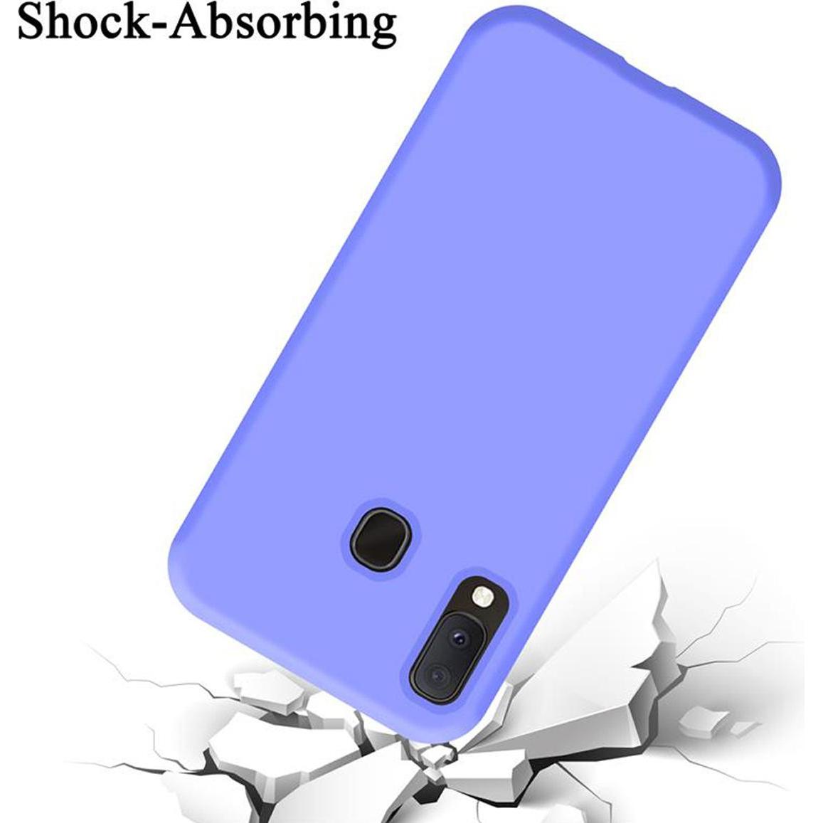 Thumbnail - Cadorabo TPU Liquid Silicone Case Cover (Samsung Galaxy A20e, Samsung Galaxy A10e), Smartphone Hülle, Violett