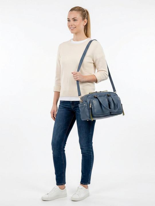 Produktbild Dudu Pocket Schultertasche Leder 33 cm