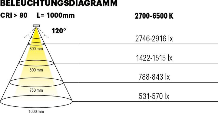 Immagine prodotto L&S Nastri LED Tudo HE Emotion 9,8 / 24 V (Bianco, 500 cm, Interno)