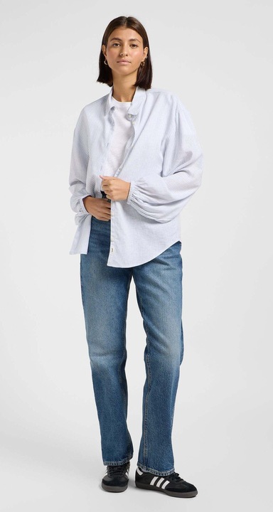 Image du produit Lee Leinenhemd Blouse With Tie Front (L)