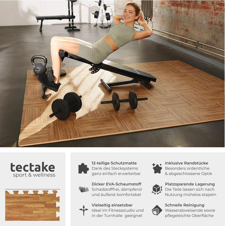 Actual product image tectake Floor protection mat (1.20 cm)