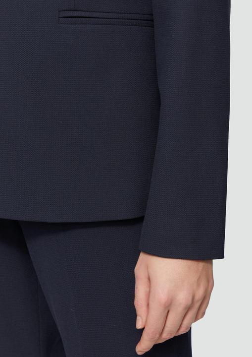 Actual product image S.Oliver Indoor-Blazer Taillierter Blazer mit Waffelpiqué-Struktur (34)