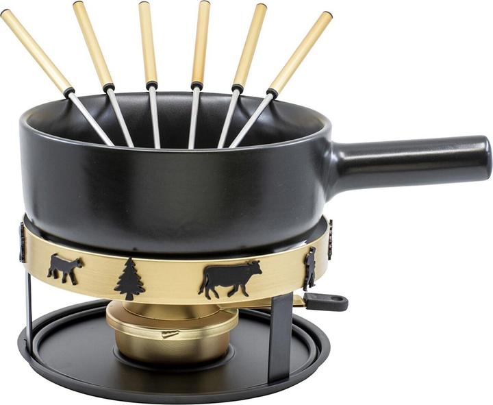 Kadastar Käsefondue Set "Golden Alps" 9-teilig (Käsefondue)