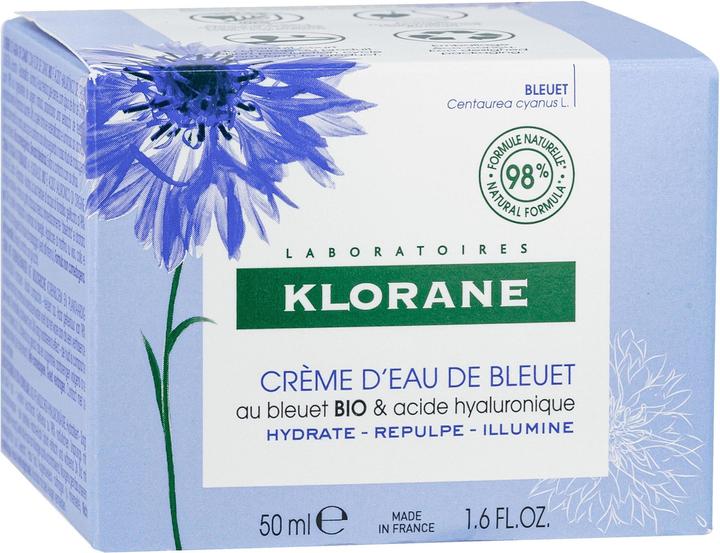 Actual product image Klorane Moisturising cream with organic cornflower (50 ml, Day cream)