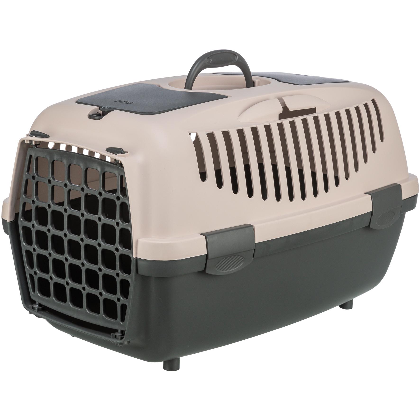 Meilleurs prix pour Caisse de transport Capri XS de Trixie : 55 x 37 x 34 cm, gris foncé/blush, pour chat