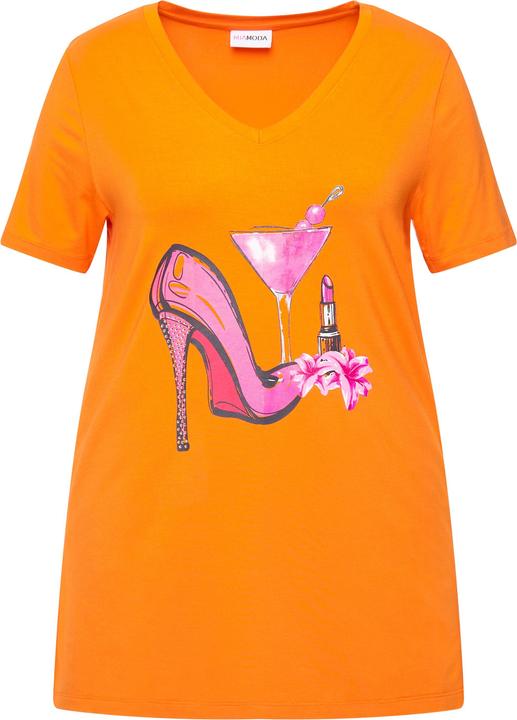 Produktbild Miamoda T-Shirt, A-Linie, Pumps-Motiv, Halbarm (44)