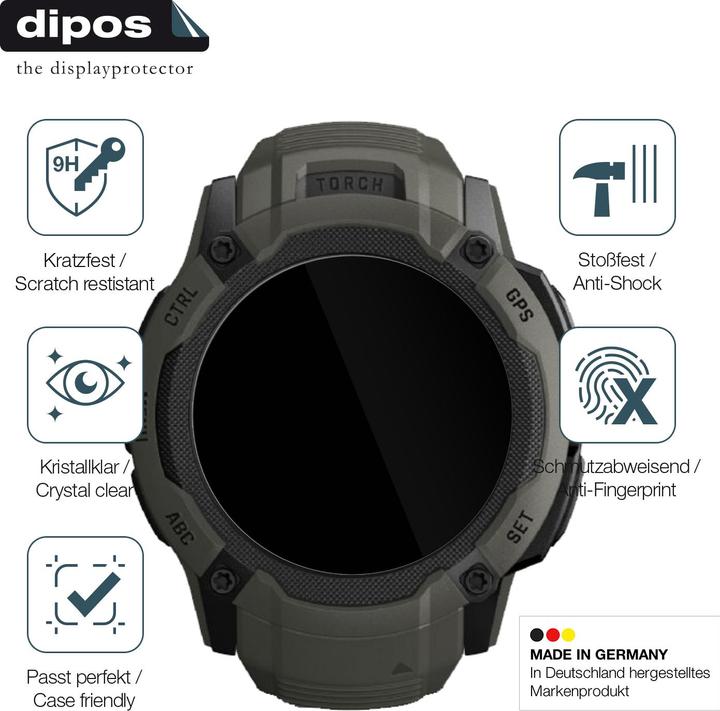 Produktbild Dipos Displayschutz Anti-Shock