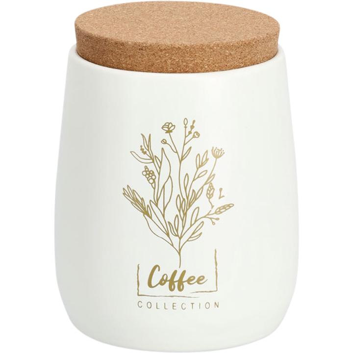 Immagine prodotto Zeller Present Barattolo "caffè" con coperchio in sughero, 750 ml, metallo (0.75 l)