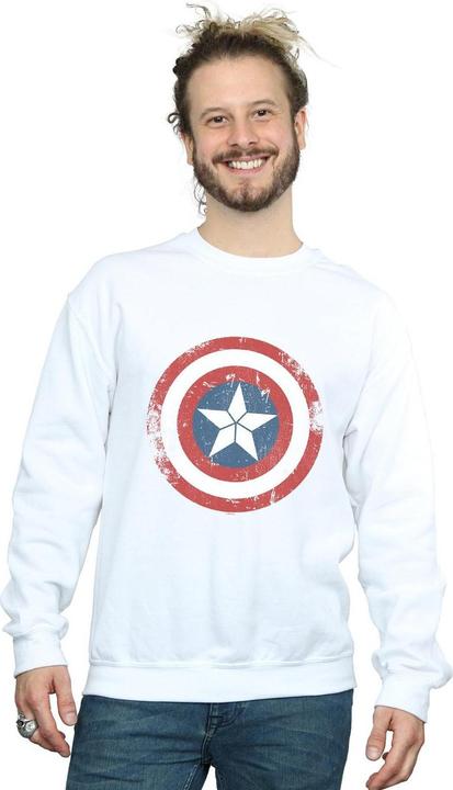 Produktbild Captain America Civil War Distressed Shield Sweatshirt (XL)