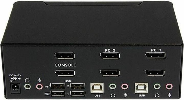 Immagine prodotto StarTech Switch KVM USB a 2 porte con doppia porta DisplayPort