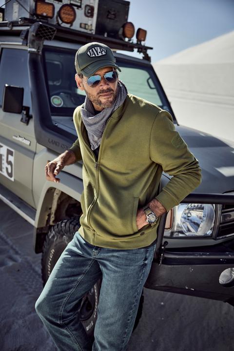 Produktbild JP1880 Sweatjacke, Blouson, Collegekragen, Zipper (L)