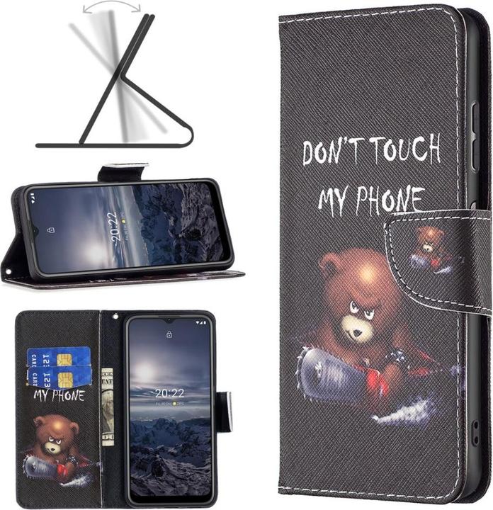 Actual product image Cover-Discount Nokia G11 / G21 - Leather Cover Don't Touch (Nokia G11, Nokia G21)