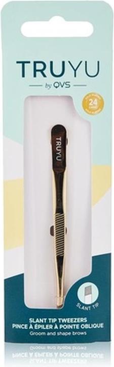 Actual product image QVS Global UK Ltd Gold Edition Slant Tip Tweezers