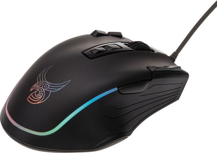 Actual product image L33T Gaming mouse Viking Thor, Mjoelnir, 12,000 DPI, Black (Cable)
