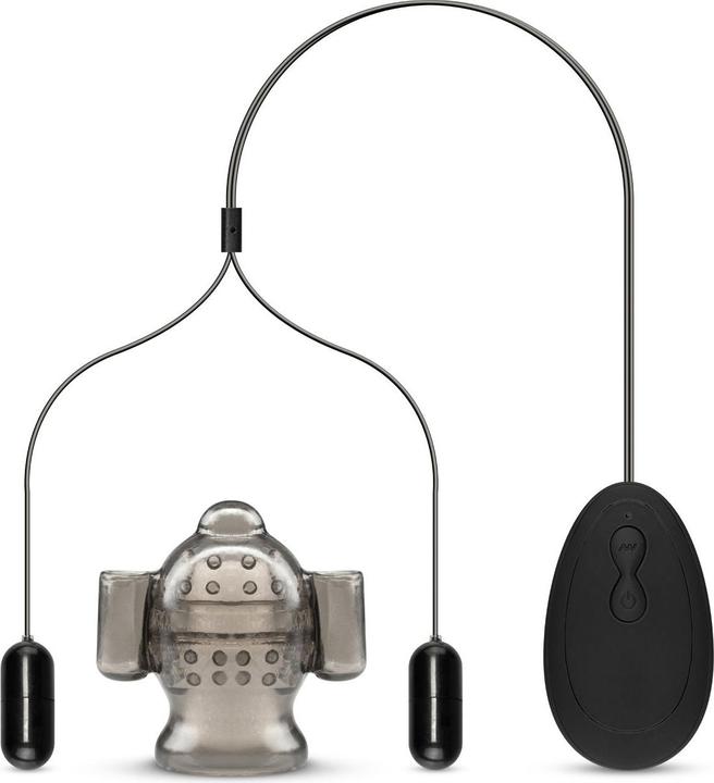 Actual product image Easytoys Vibrating Penis Sleeve With Remote Control - Small